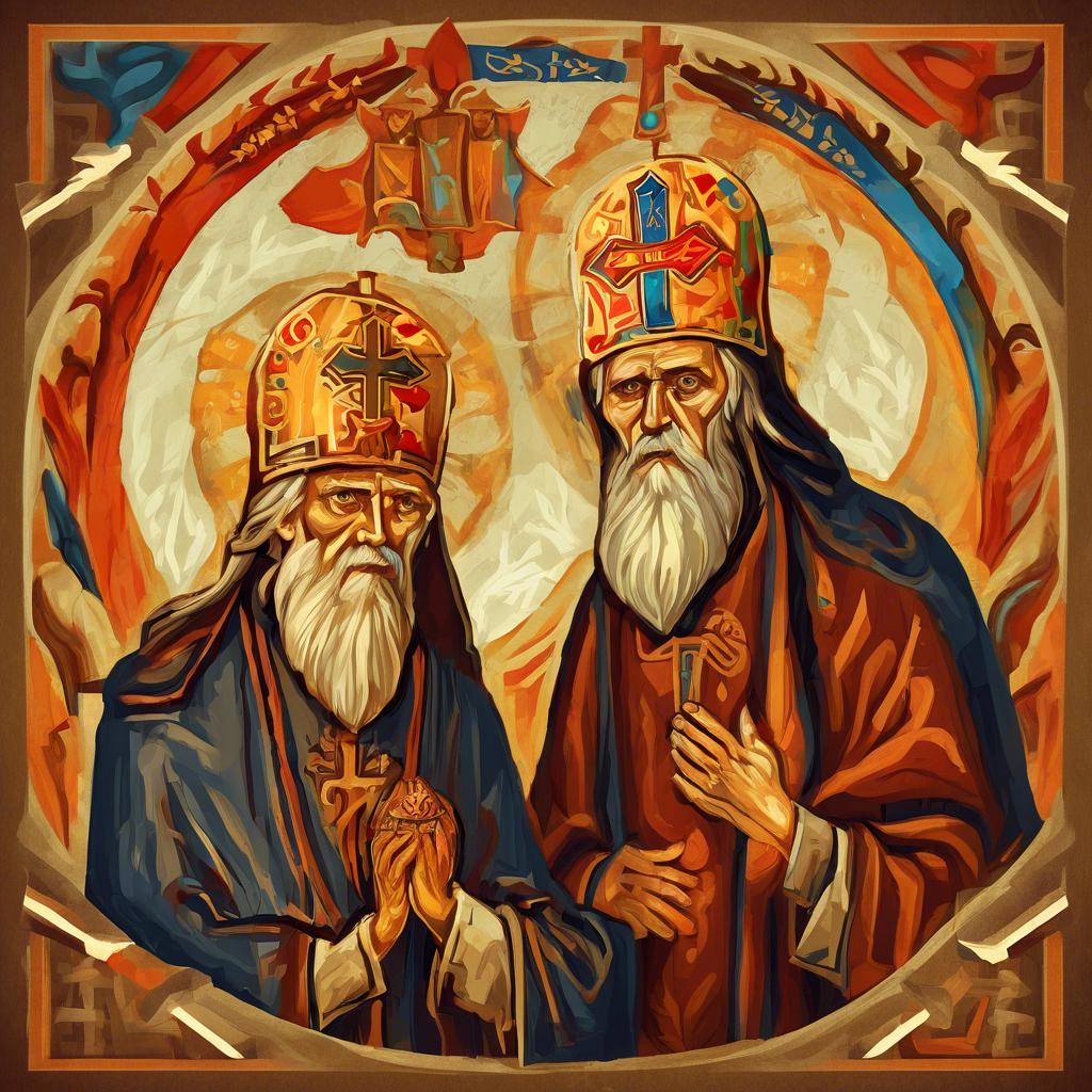 Die Einflüsse des griechischen Orthodoxen Glaubens auf Rus' durch Petro Kholodny