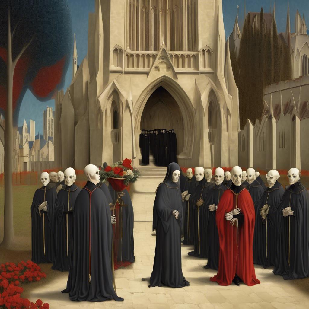 Die Bedeutung von Blumenarrangements in Fouquets Gemälden von Begräbnissen