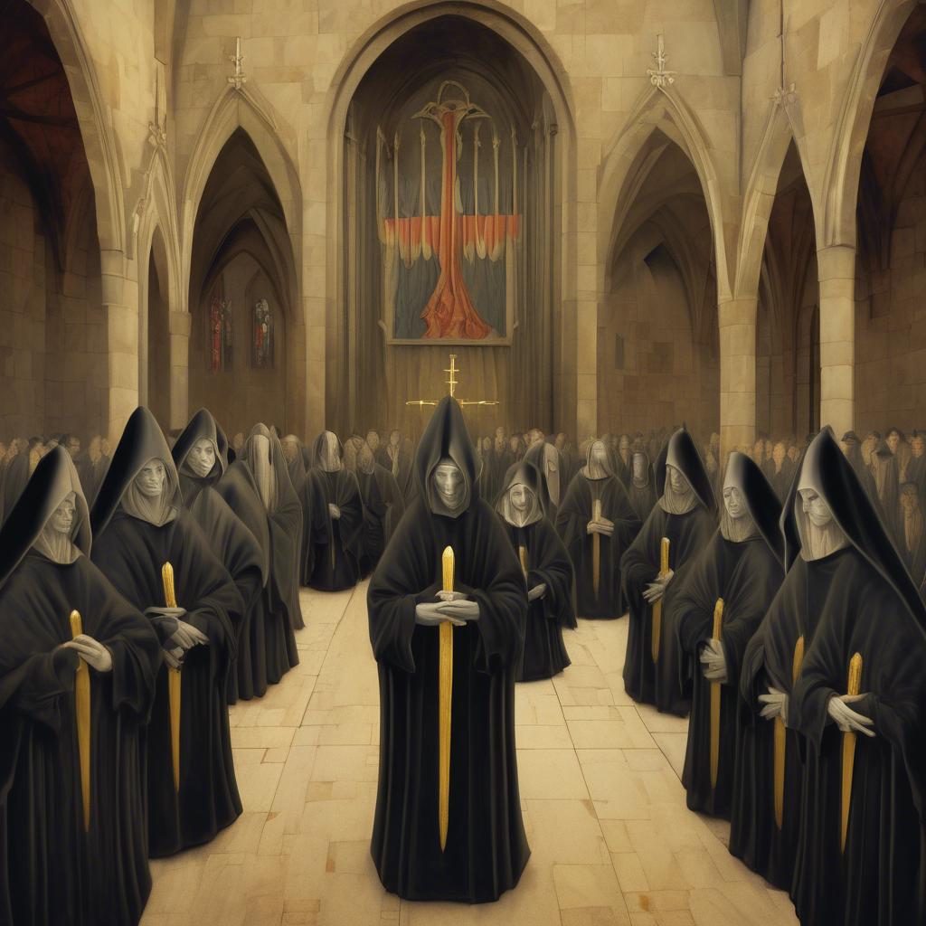 Das Zusammenspiel von Licht und Schatten in Fouquets Darstellungen von Beerdigungen