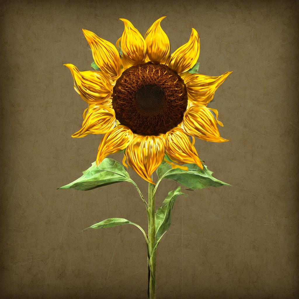 Die künstlerische Entwicklung von Sunflower