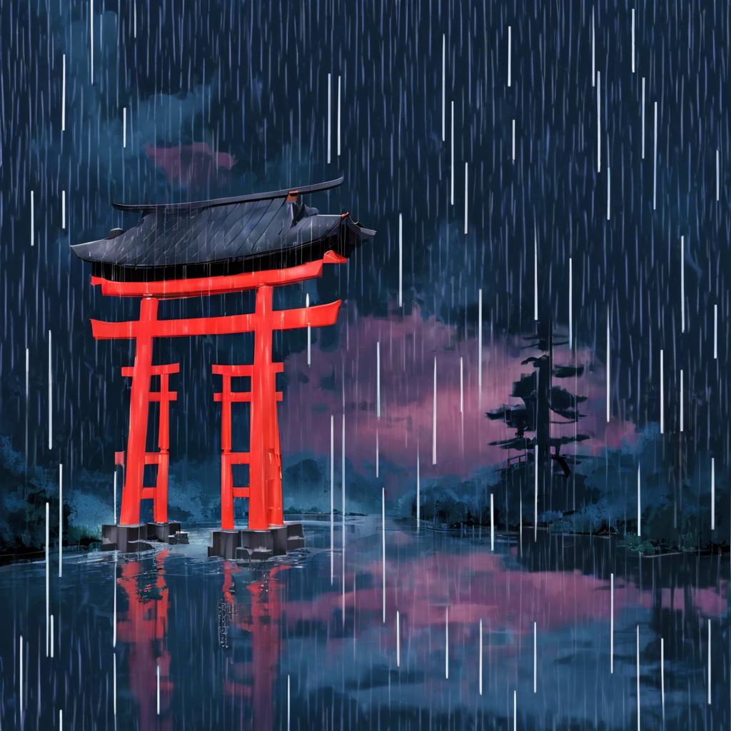 Die symbolische Relevanz von Regen als Motiv in Kotondos Kunstwerken