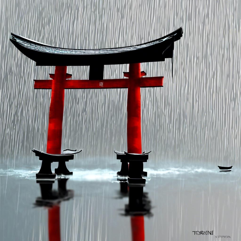 Die Verwendung von Farbe und Licht in Torii Kotondos Regen-Gemälden