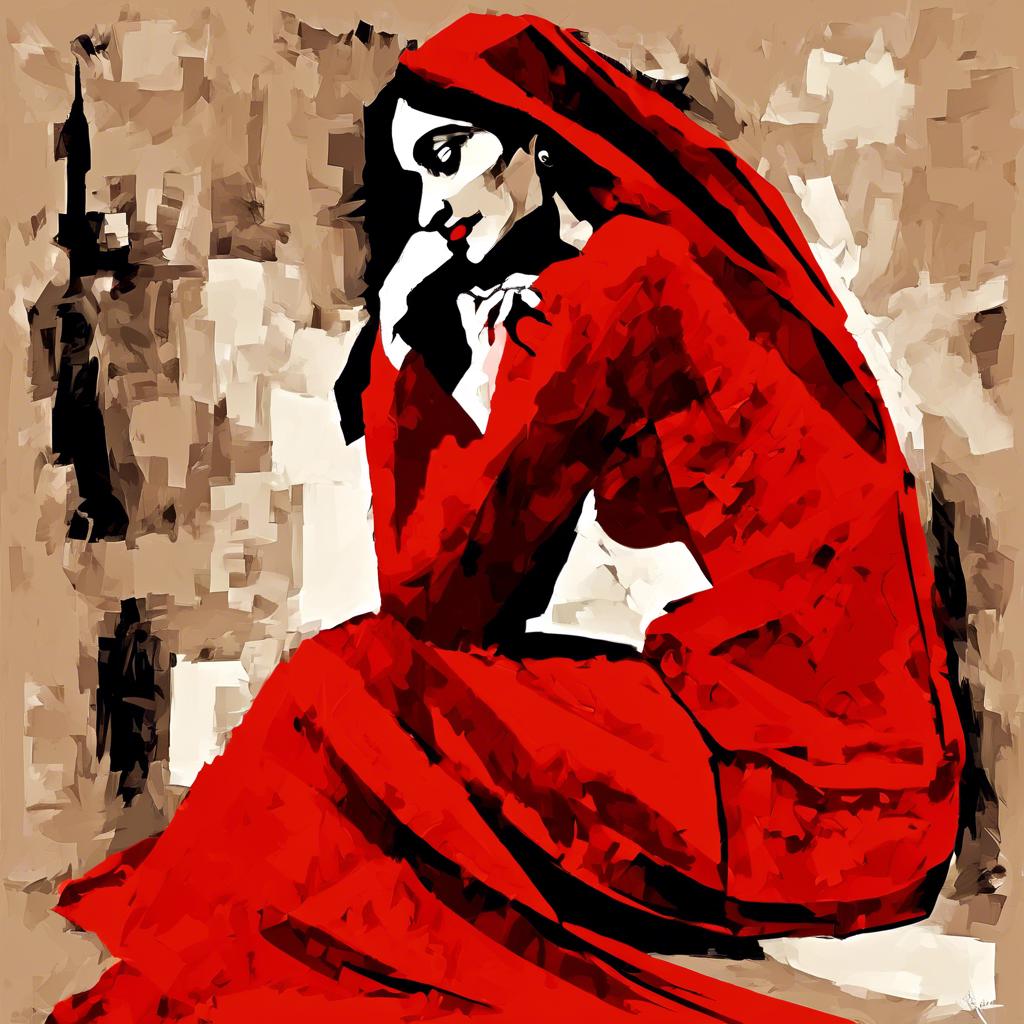 Husains einzigartiger Stil und Techniken