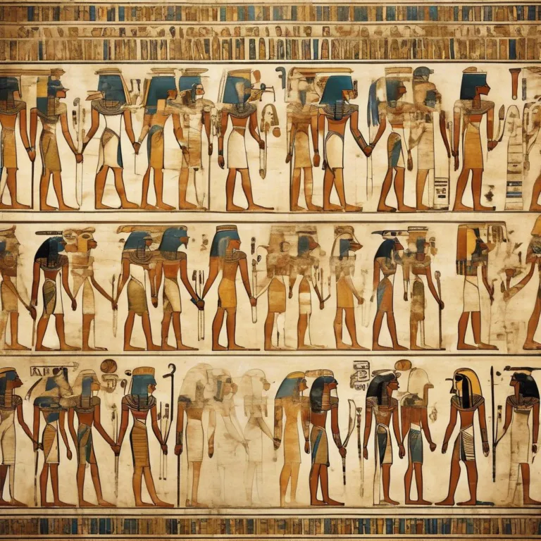 Funerary Offerings, Nebamun’s Chapel – Ancient Egypt